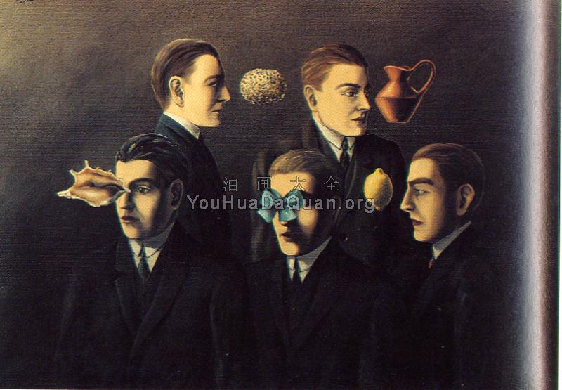 熟悉的物体 - 雷内·马格里特